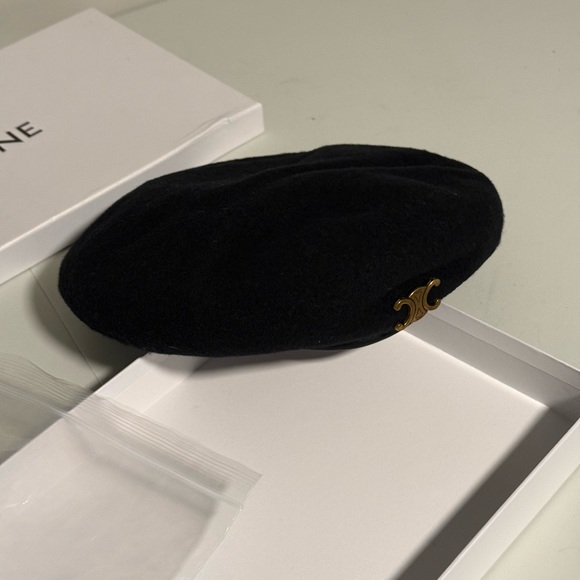 Black Cap with Gold Accent - Picture 2 of 4